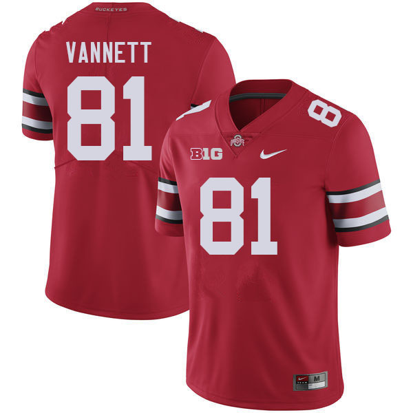 #81 Nick Vannett Ohio State Buckeyes Jerseys Football Stitched-Red